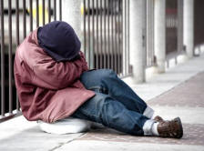 Homeless & Cold Beggar