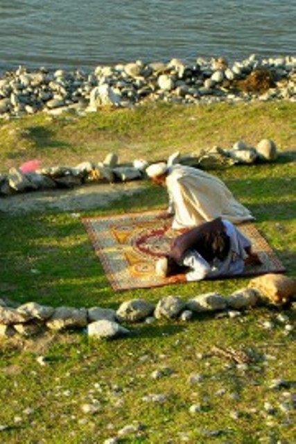 Muslim Prayer Posture